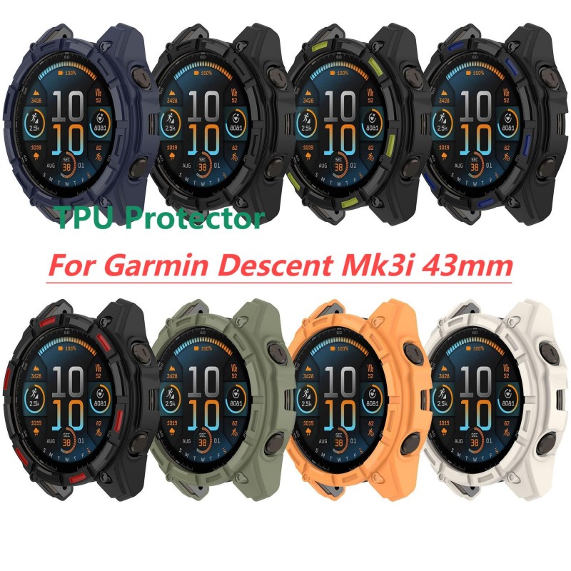 Rugged Sport Strap - TPU Case For Garmin Descent Mk3i