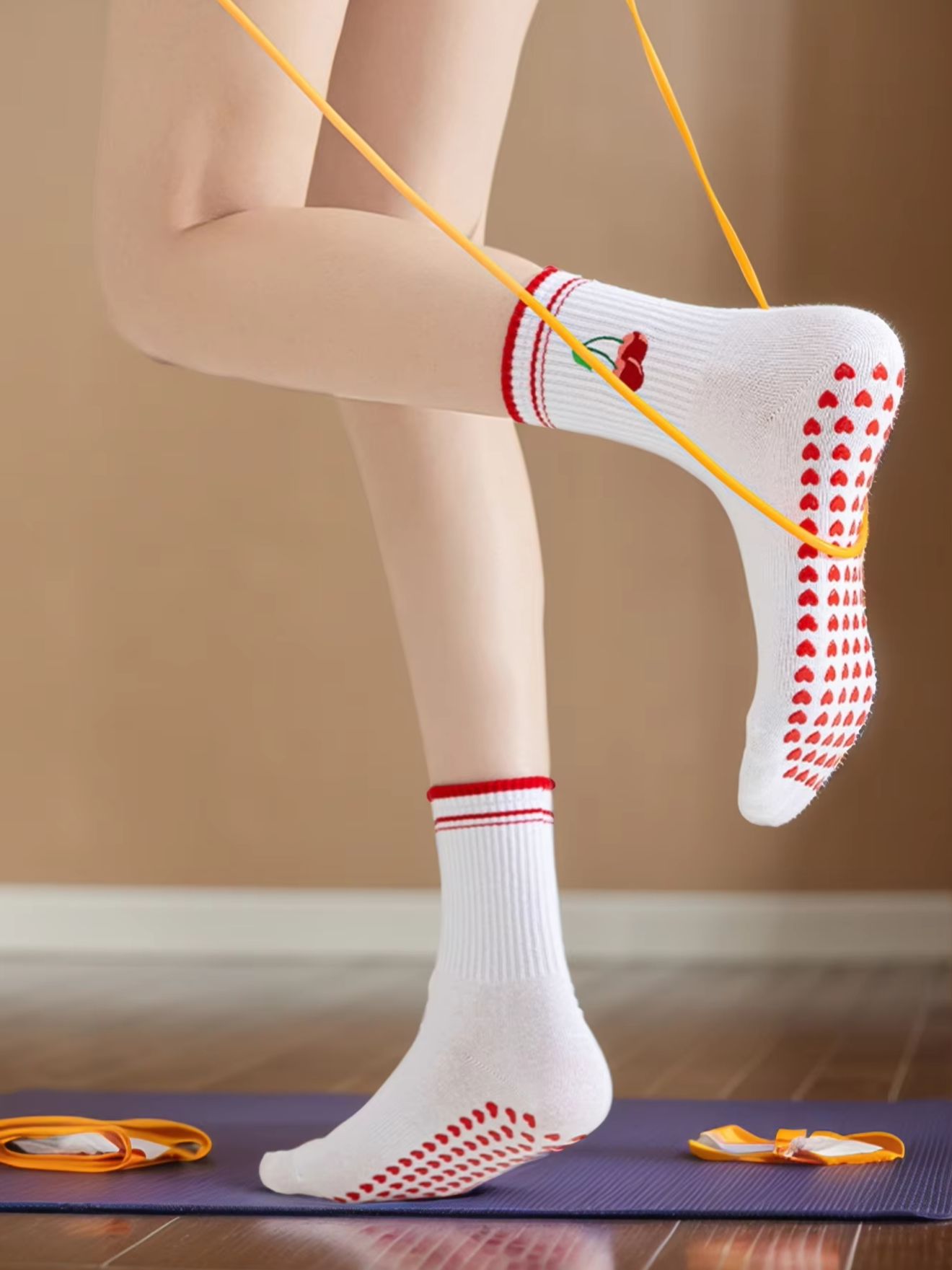 Rugged Sport Strap - 1 Pairs Cross-Border Professional Yoga Socks,