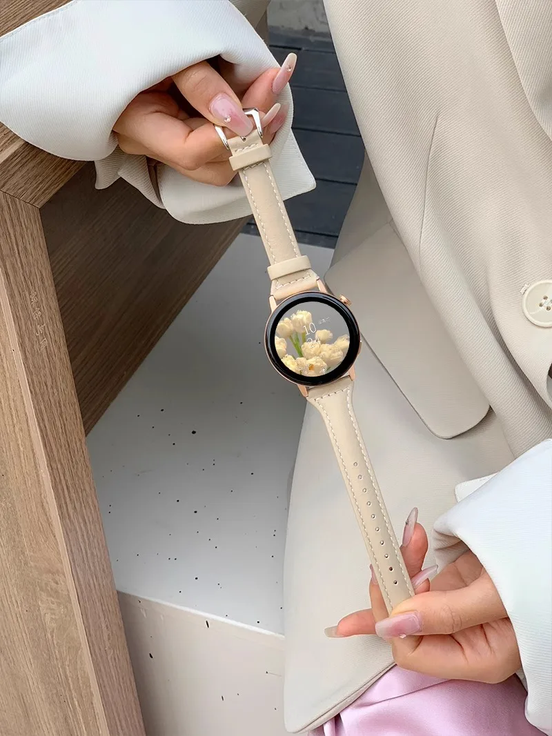 Slim Leather strap For Samsung - đánh giá và giá Titan Smartwatch Accessories