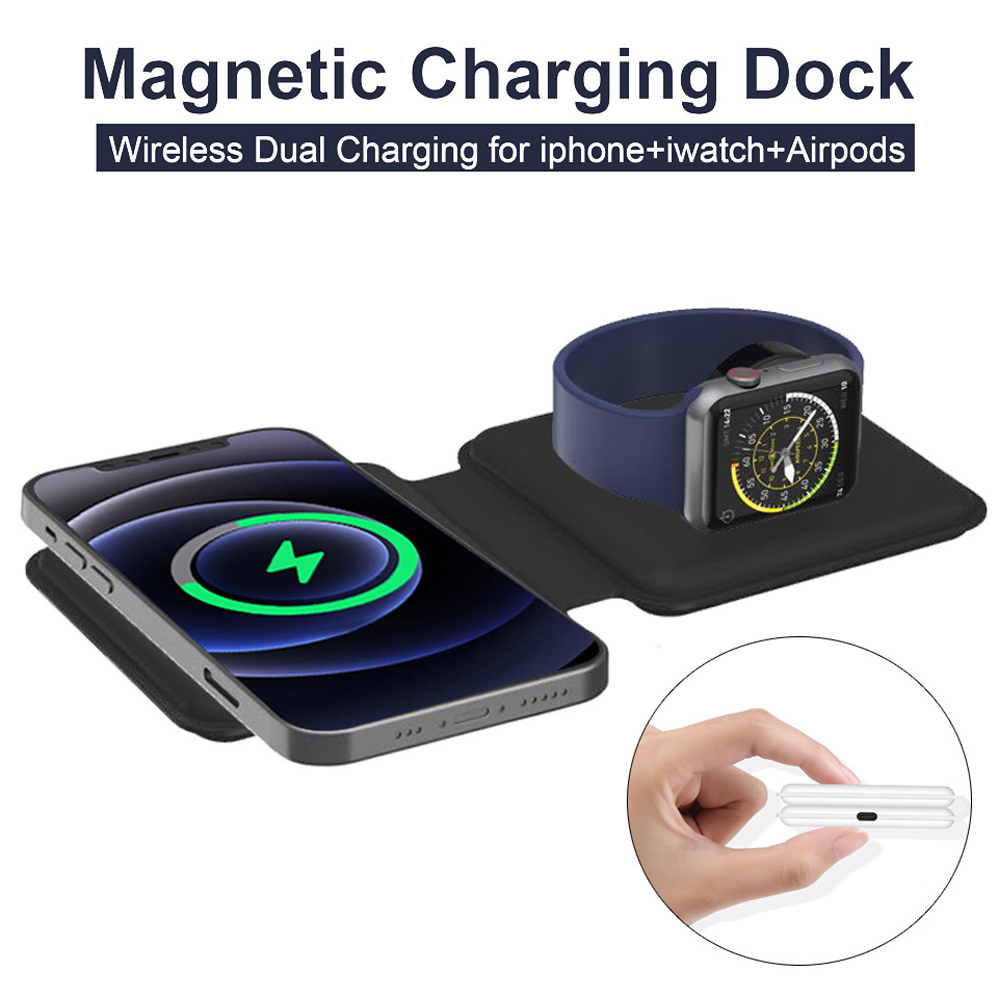 2IN1 Magsafe Duo Từ Bộ Sạc Khô - đánh giá và giá Smartwatch X12