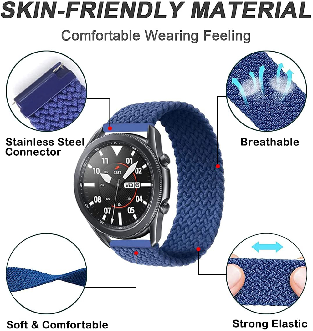20mm/22mm Braided Solo Loop St - đánh giá và giá Titan Smartwatch Accessories
