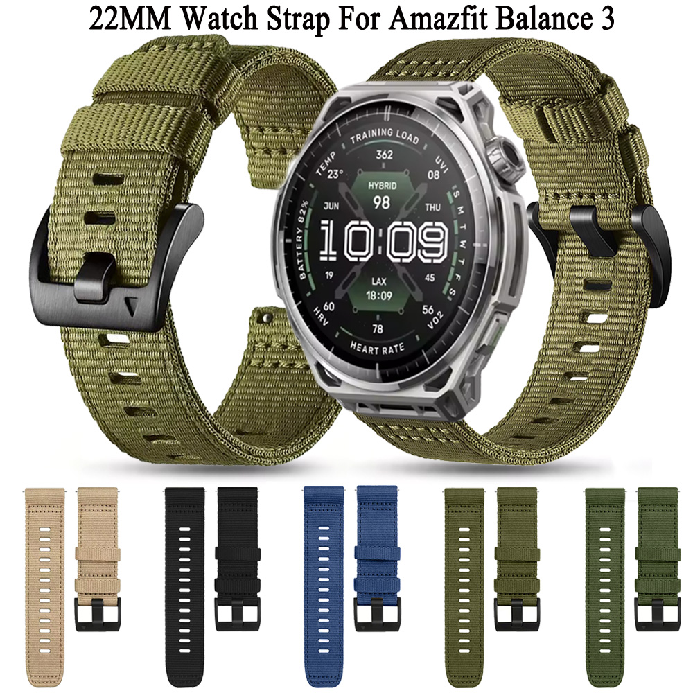Rugged Nylon Strap 22mm for Am - đánh giá và giá Rugged Sport Strap