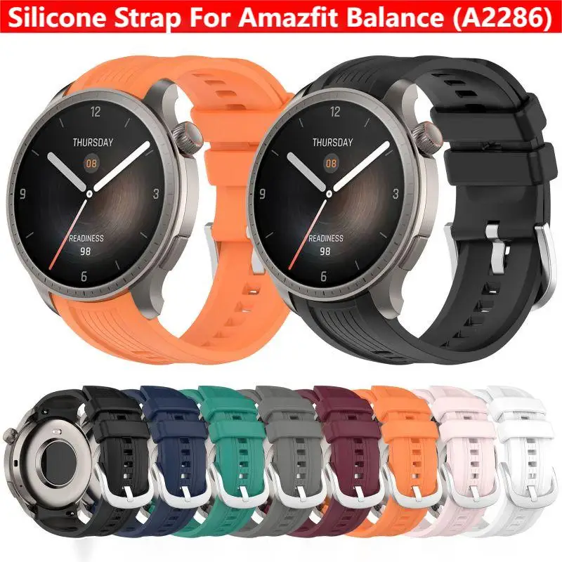 Silicone Strap for Amazfit Bal - đánh giá và giá Rugged Sport Strap