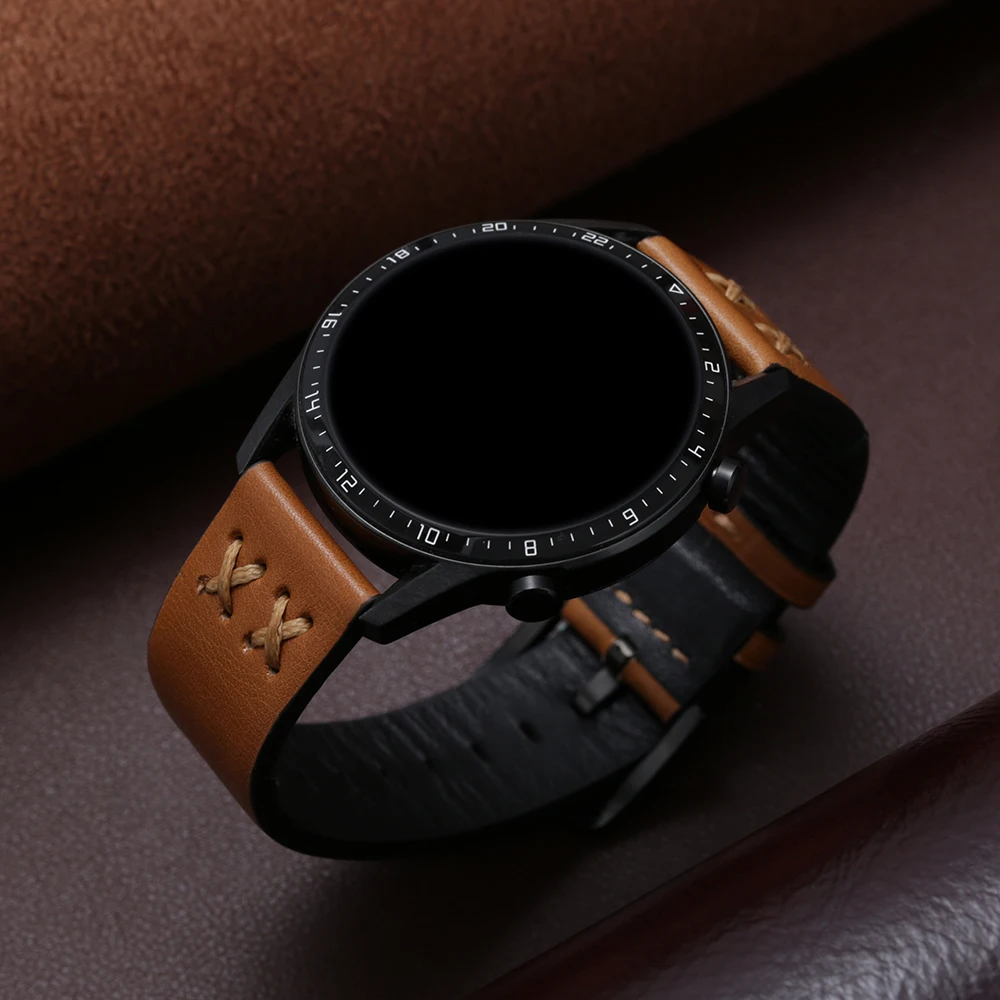 Genuine Leather Strap 20mm-22m - đánh giá và giá Titan Smartwatch Accessories