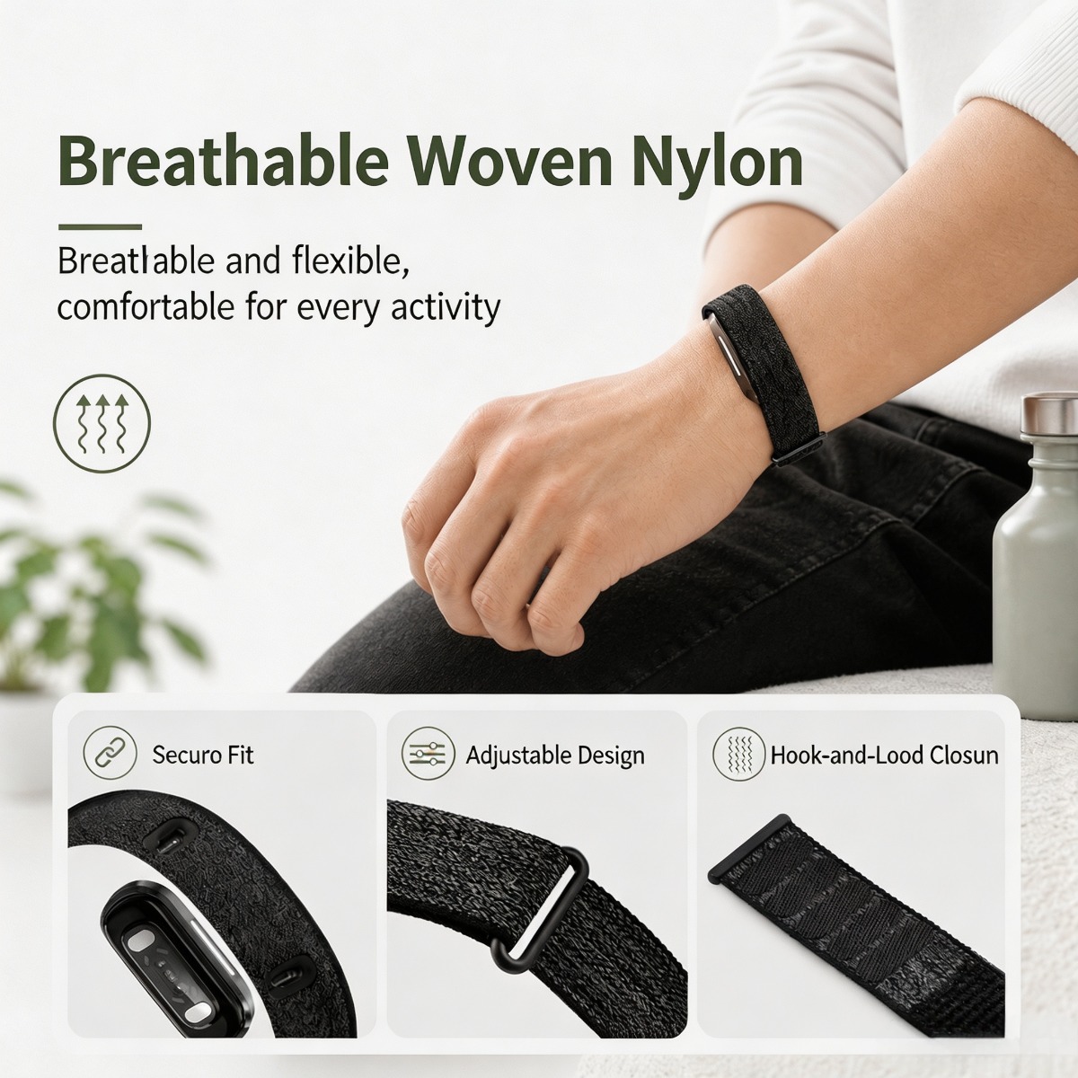 Lightweight Nylon Breathable W - đánh giá và giá Rugged Sport Strap