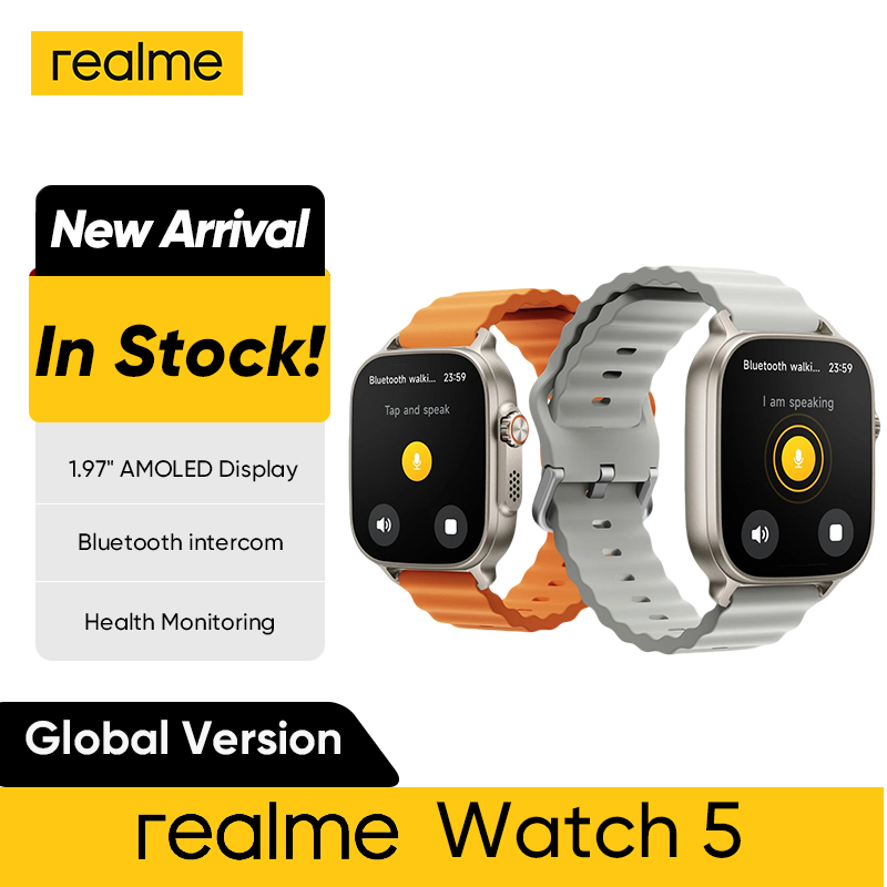 Global Version realme watch 5  - đánh giá và giá Smartwatch X2