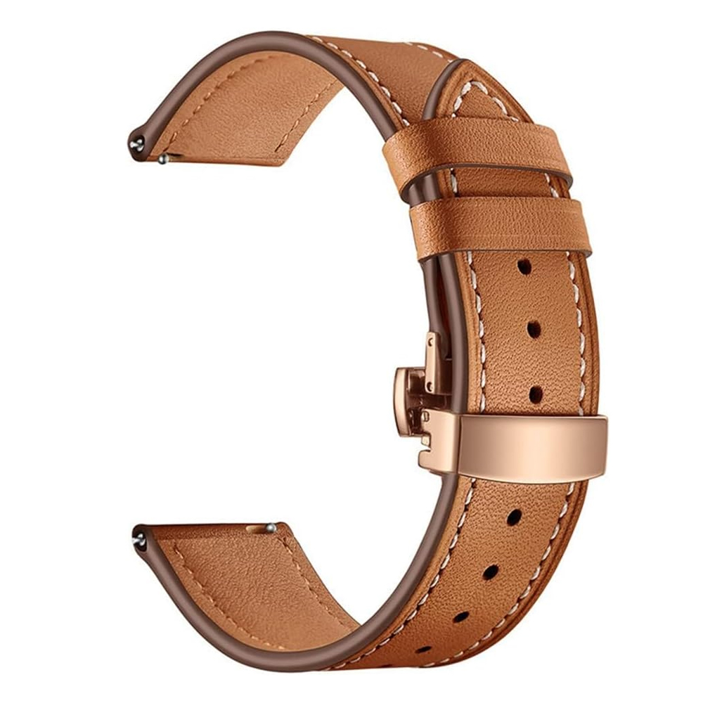 20mm 22mm Leather Band For Sam - đánh giá và giá Titan Smartwatch Accessories